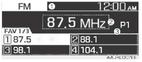 FM / AM Modu (RDS'li araç)