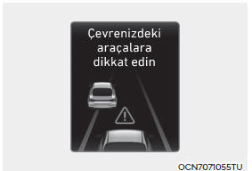 İlerideki yol koşulları uyarısı