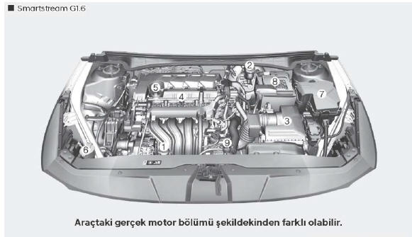 Motor bölümü 